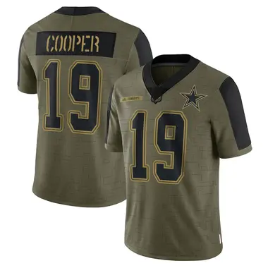 الفا وبيتا Men's Dallas Cowboys #19 Amari Cooper Black Camo 2020 Salute To Service Stitched NFL Nike Limited Jersey محمود ماهر