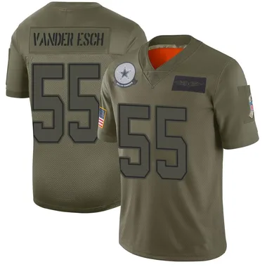 vander esch salute to service jersey